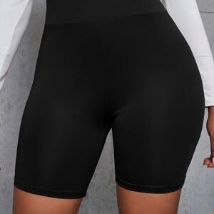 SHEIN Black High-Waisted Women's Shorts